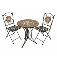 Bistro Set Pular 3-teilig, Garten, Balkon, Terrasse